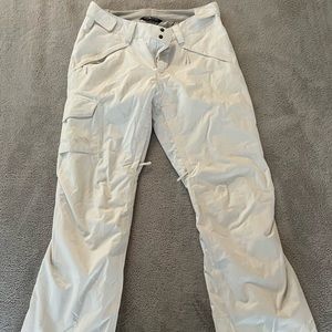 North Face White Snow Pants